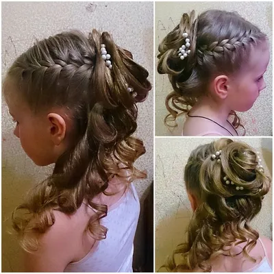 Причёски для девочек на выпускной в детском саду с челкой (63 фото)