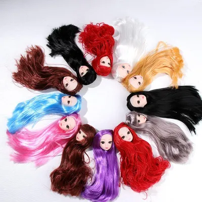 Волосы - тресс для кукол Школа талантов \"Прямые\" длина волос 25 см, ширина  100 см, цвет шатен - купить с доставкой по выгодным ценам в  интернет-магазине OZON (200139545)
