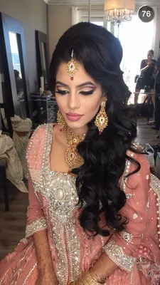 रानी | Indian wedding hairstyles, Indian bridal hairstyles, Bollywood makeup