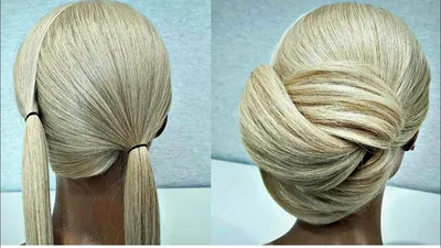 Простая прическа из 2 х Хвостов! Быстрые Прически. A simple hairstyle of 2  ponytails!Fast Hairstyles - YouTube
