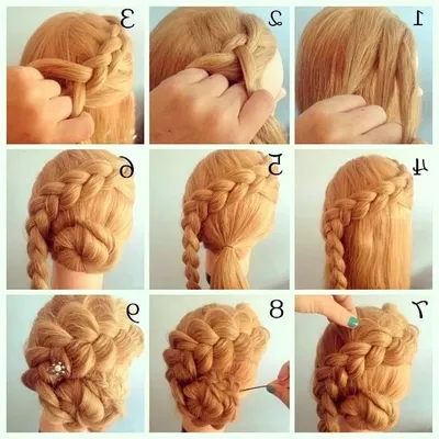 Плетение косички водопад. Waterfall Braid - YouTube