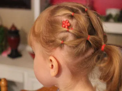 Hairstyles in kindergarten: original ideas and novelties - hairdesignon.com  | Baby hairstyles, Kids hairstyles, Kids braided hairstyles