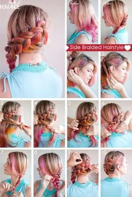Прически на 1 сентября для девочек с 1 класс по 11 класс, фото | Hair  romance, Side braid hairstyles, Hair styles