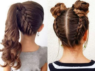 Прически на 1 сентября для девочек с 1 класс по 11 класс, фото | French  braid short hair, Short hair updo, Long hair styles