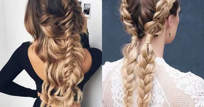 Стильная прическа на длинные волосы на резинках/Плетение косы 💜 Amazing  hairstyle 2018 | LiliaLady777 | Дзен