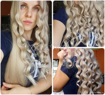 How to make beautiful curls on a conical curling iron? - YouTube