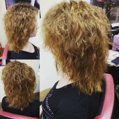 Женская стрижка кудрявые волосы, урок для парикмахеров - YouTube