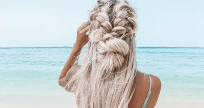 Уход за волосами после моря и стильные укладки и прически лета 2021 — как  ухаживать за волосами / NV