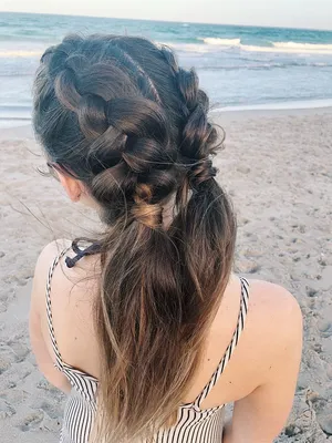 Beach Braids | Braided hairdo, Braided hairstyles, Braids for black hair