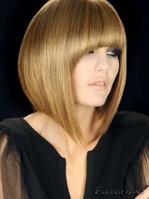 Женские стрижки на средние волосы с челкой — 100+ фото модных и красивых  причесок