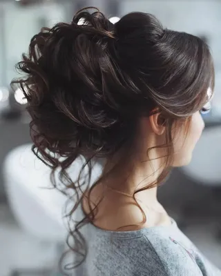 Вдохновение, идеи причесок_Hairstyles ideas | Идеи причесок, Прически  подружек невесты, Свадебные прически пучки