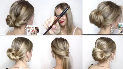 Выше плеч: прически для коротких волос (ч.1) / прическа до плеч | Updo  hairstyles tutorials, Short hair updo, Long hair styles