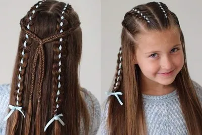 ✨ Прически на короткие волосы для девочек в школу