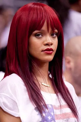 Long hairstyles | Rihanna red hair, Long hair styles, Rhianna red hair