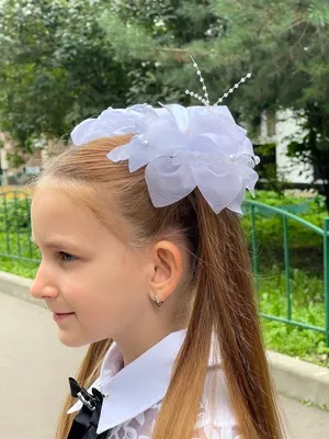 🌿Прически на 1 Сентября / Последний Звонок Пошагово🌿Бант из волос 🌿HAIR  BOW TUTORIAL🌿 ©LOZNITSA - YouTube