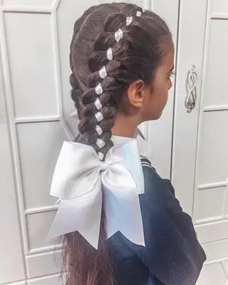 🌿ПОВТОРЯЮ ПРИЧЕСКУ🌿ПРИЧЕСКА на 1 СЕНТЯБРЯ🌿Cute Little Girl's  Hairstyle🌿©LOZNITSA - YouTube