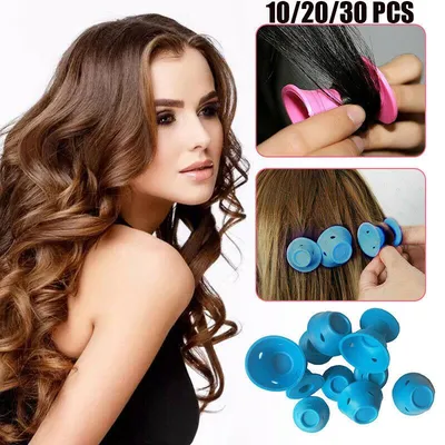 Купить 10 шт. прическа мягкий уход за волосами DIY Peco Roll бигуди салон  аксессуары для волос | Joom