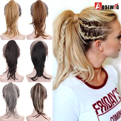 SF Hair Solutions Шиньон хвост накладной длинный накладные волосы аксессуары