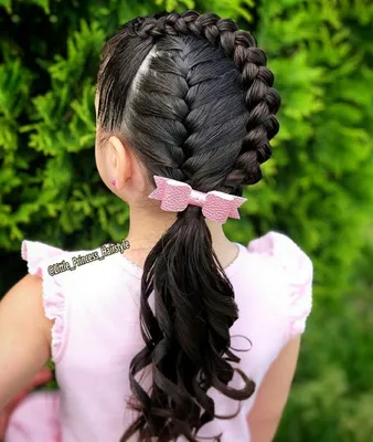 Hairstyles in kindergarten: original ideas and novelties - hairdesignon.com  | Baby hairstyles, Kids hairstyles, Kids braided hairstyles