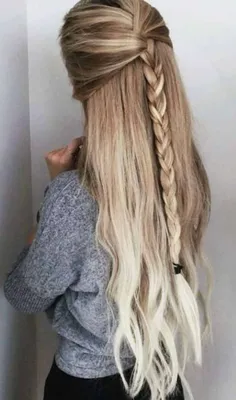 Прическа с плетением на тонкие волосы. Hairstyle For Thin hair - YouTube