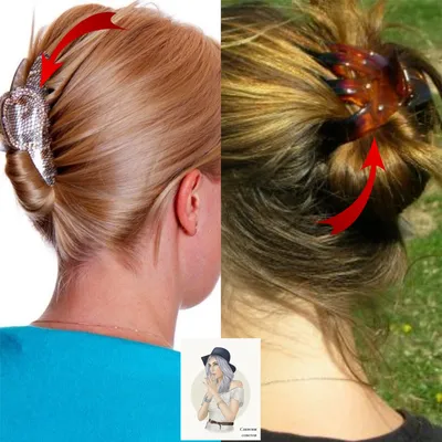 Модные прически с заколкой-крабиком для волос любой длины, которые можно  сделать за пару минут (фото)