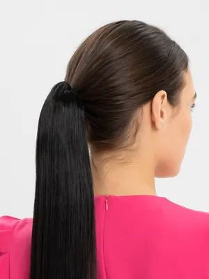 Длинные вьющиеся волнистые волосы на клипсе 22 дюйма, синтетический конский  хвост с когтями, искусственные волосы, хвосты для женщин, естественный вид, накладной  хвост | AliExpress