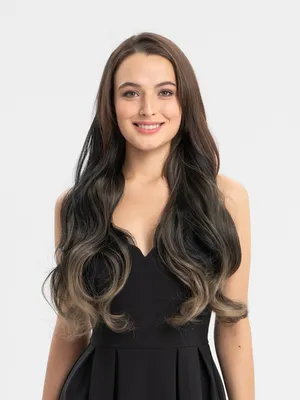 Накладные волосы Ebay Пряди на заколках 8 Pcs 18\" Straight Full Head Clip  In On Synthetic Fiber Hair Extensions - «Искусственные волосы на заколках  прекрасная возможность изменить образ без глобальных изменений.» | отзывы