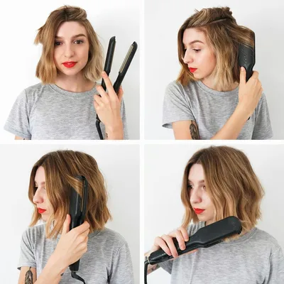 Выпрямление волос: как правильно выпрямить волосы утюжком в домашних  условиях | WMJ.ru