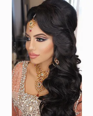Party Hair and Makeup by Uzma Amir x | Bridal hair and makeup, Hair makeup,  Party hairstyles
