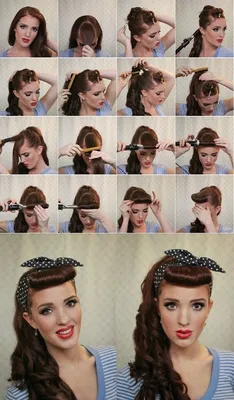 Ponytail with Featured Bangs | Retro hairstyles tutorial, Rockabilly hair,  Retro hairstyles