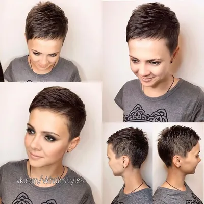 Popular women's haircuts for short hair: new products and fashion trends |  Модные стрижки и прически 2024 фото | VK