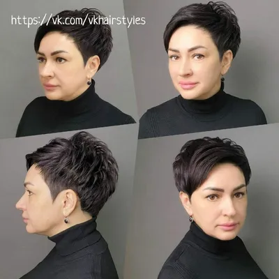 Стильная женская стрижка и укладка на короткие волосы | Екатерина Чувякова  | ВКонтакте