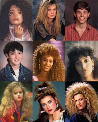 Мода и стиль, причёски и макияж 1980-х годов