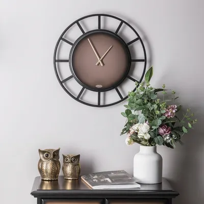 Роскошные двухсторонние декоративные настенные часы, большие 3d домашние  деревянные винтажные настенные часы, необычные настенные часы, настенные  часы | AliExpress