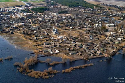 Чернобыль и река Припять на карте