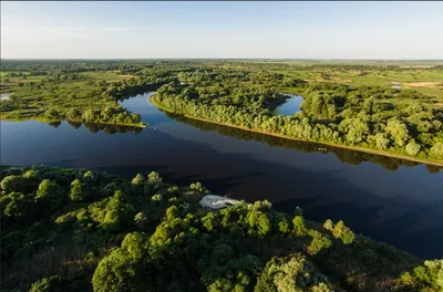 Фотофакт: разлив реки Припять с высоты птичьего полета - Жыцце Палесся