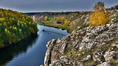 Картина масло Бескрайняя река — В интерьер