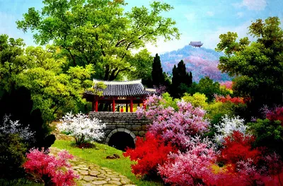 Красивый пейзаж Южной Кореи. Путешествия и туризм Стоковое Изображение -  изображение насчитывающей природа, культура: 173417383
