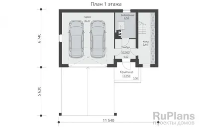 Проект гаража 8 на 8 м