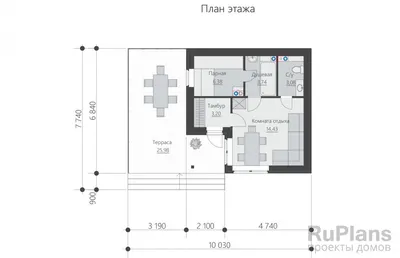 Одноэтажная баня 3 на 5 | проект №001-3x5