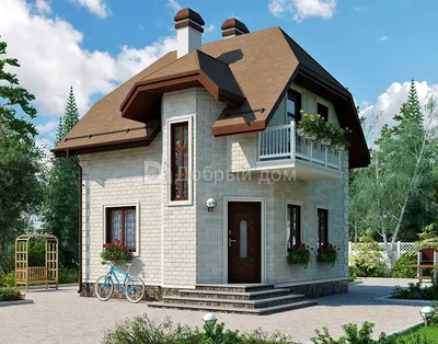 Дачные дома из пеноблоков – проекты под ключ, цены на строительство в  Москве, фото