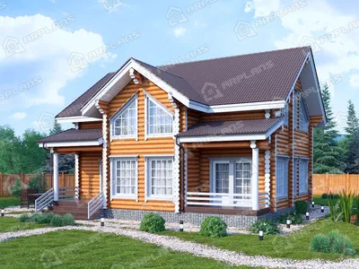 Проект: Деревянный дом 6х8 с мансардой. 85 м2 – цена, характеристики,  комплектация