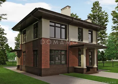Проекты домов от 80 до 100 м² в два этажа - Двухэтажные дома 80-100 кв м в  Перми