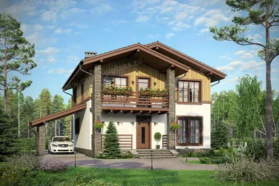 Проекты домов до 100 м² с гаражом в Казахстане