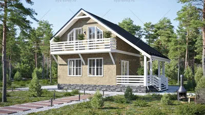 Проекты домов из СИП панелей от 100 до 150 кв.м, цена в Москве под ключ.  \"Илья-Строй\"