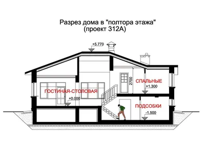 Готовый проект дома из газобетона Синай с цокольным этажом - Баварская  кладка. Размеры 12х12 м. - купить с доставкой по выгодным ценам в  интернет-магазине OZON (401659205)