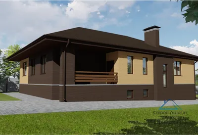 Проект семейного двухэтажного дома с цокольным этажом | Курск |  Архитектурное бюро «Домой»
