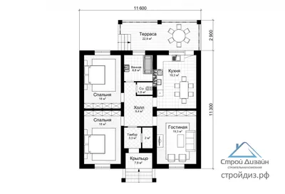 Проект одноэтажного жилого дома 🏘 #проектыдомов #Дизайнгрозный #чечня... |  TikTok
