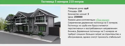 Проект 38 (мини-гостиница) 133,8 м2 – Дом из панелей