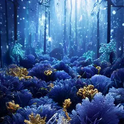Голубые цветы подснежника пролеска в лесу весеннее знамятонированный |  Премиум Фото
